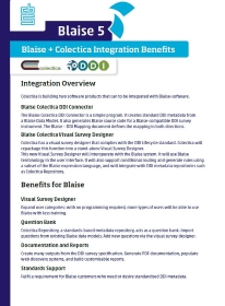 Colectica Integration Benefits